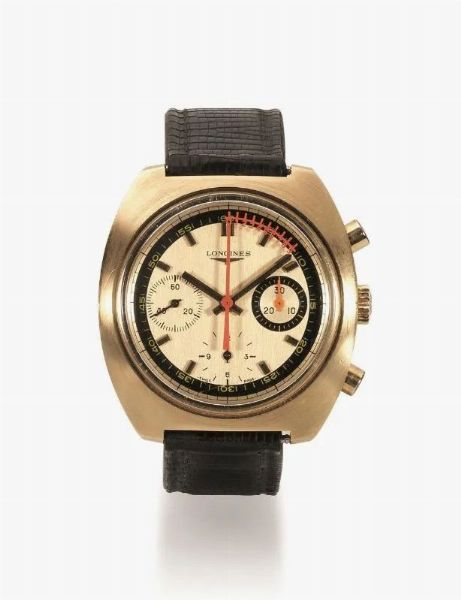 Orologio da polso Longines, Nonius, cassa n. 15'791'198,&nbsp; anni 1972- '73 circa, in oro giallo 18 kt, con astuccio e cartone&nbsp;  - Asta VINTAGE: BORSE E ACCESSORI DI HERMES, LOUIS VUITTON E ALTRE GRANDI MAISON - Associazione Nazionale - Case d'Asta italiane