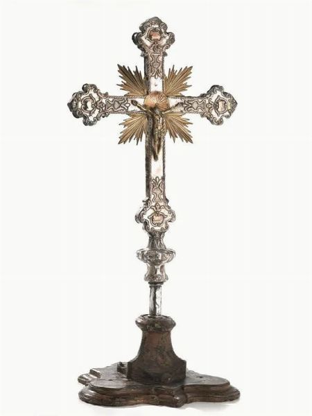 CROCEFISSO, SEC. XVIII  - Asta VINTAGE: BORSE E ACCESSORI DI HERMES, LOUIS VUITTON E ALTRE GRANDI MAISON - Associazione Nazionale - Case d'Asta italiane