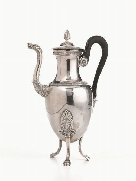 CAFFETTIERA, PARIGI, PRIMA MET&Agrave; SEC. XIX  - Asta VINTAGE: BORSE E ACCESSORI DI HERMES, LOUIS VUITTON E ALTRE GRANDI MAISON - Associazione Nazionale - Case d'Asta italiane