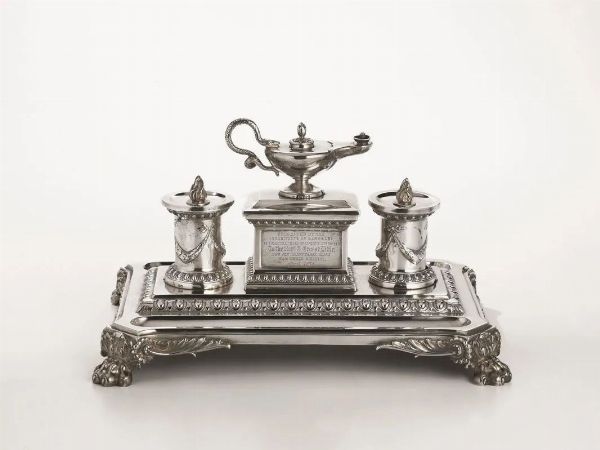 CALAMAIO, LONDRA, 1873, FACITORE J.E.W. & J BARNARD  - Asta VINTAGE: BORSE E ACCESSORI DI HERMES, LOUIS VUITTON E ALTRE GRANDI MAISON - Associazione Nazionale - Case d'Asta italiane