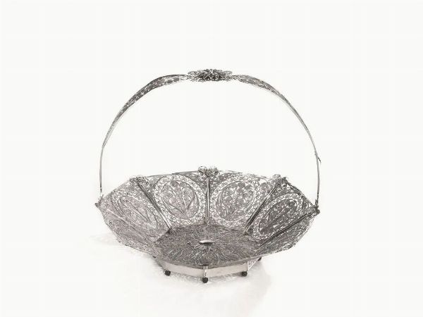 CESTINA, SEC. XX&nbsp;  - Asta VINTAGE: BORSE E ACCESSORI DI HERMES, LOUIS VUITTON E ALTRE GRANDI MAISON - Associazione Nazionale - Case d'Asta italiane