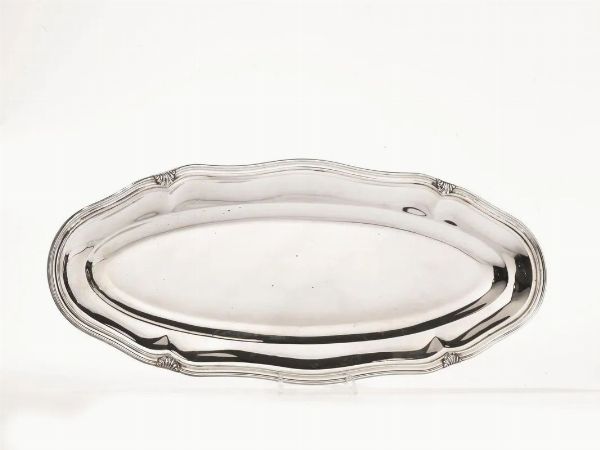 PESCERA E COPPIA DI VASSOI, SEC. XX  - Asta VINTAGE: BORSE E ACCESSORI DI HERMES, LOUIS VUITTON E ALTRE GRANDI MAISON - Associazione Nazionale - Case d'Asta italiane