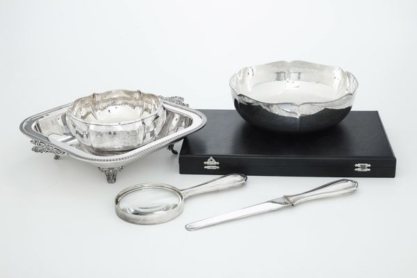 Lotto di oggetti in argento. Varie manifatture italiane del XX secolo  - Asta Argenti e Icone - Associazione Nazionale - Case d'Asta italiane