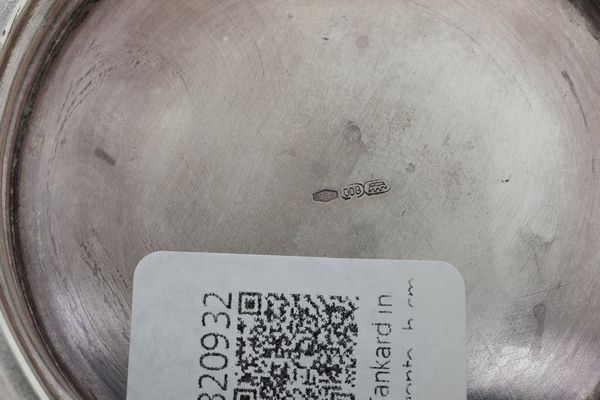 Tankard. Argenteria italiana del XX secolo, argentiere Petruzzi & Branca, Brescia  - Asta Argenti e Icone - Associazione Nazionale - Case d'Asta italiane