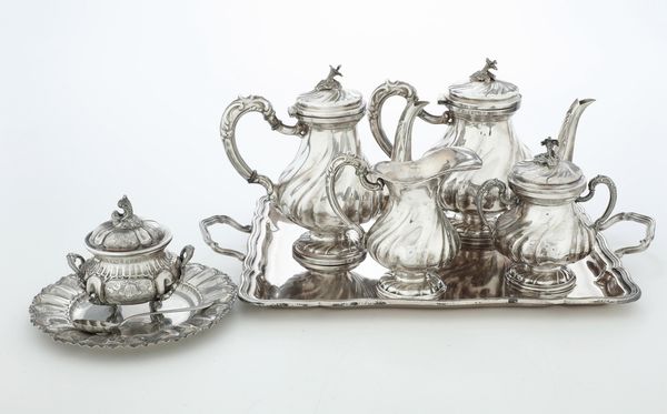 Servizio da t e caff. Argenteria milanese del XX secolo, argentiere Umberto Malinverni  - Asta Argenti e Icone - Associazione Nazionale - Case d'Asta italiane