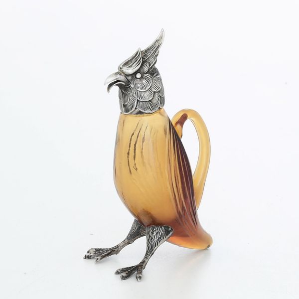 Oliera a guisa di volatile. Manifattura spagnola del XX secolo  - Asta Argenti e Icone - Associazione Nazionale - Case d'Asta italiane