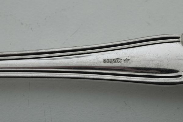 Servizio di posate. Argenteria veneta del XX secolo, argentiere Rino Greggio, Padova  - Asta Argenti e Icone - Associazione Nazionale - Case d'Asta italiane