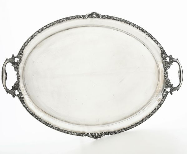 Vassoio. Argenteria italiana del XX secolo, argentiere I.M.A. Alessandria  - Asta Argenti e Icone - Associazione Nazionale - Case d'Asta italiane