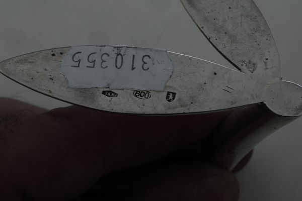 Quattro porta fiori. Argenteria milanese del XX secolo, argentiere S.AN. Fabbrica Italiana argenterie di Alignani Pasquale & Alignani Mariano  - Asta Argenti e Icone - Associazione Nazionale - Case d'Asta italiane