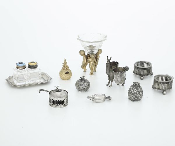 Lotto di saliere  - Asta Argenti e Icone - Associazione Nazionale - Case d'Asta italiane