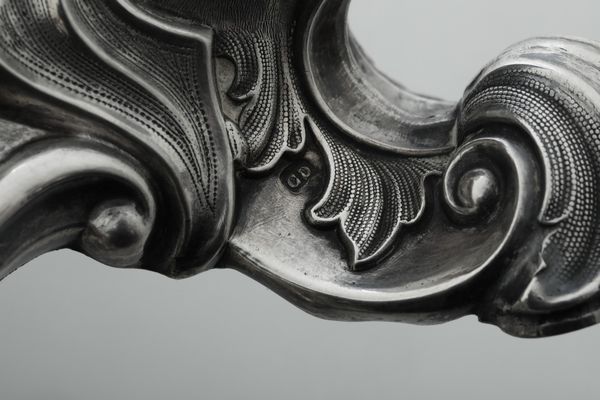 Coppia di portacandele. Germania XX secolo, argentiere CD (non identificato)  - Asta Argenti e Icone - Associazione Nazionale - Case d'Asta italiane