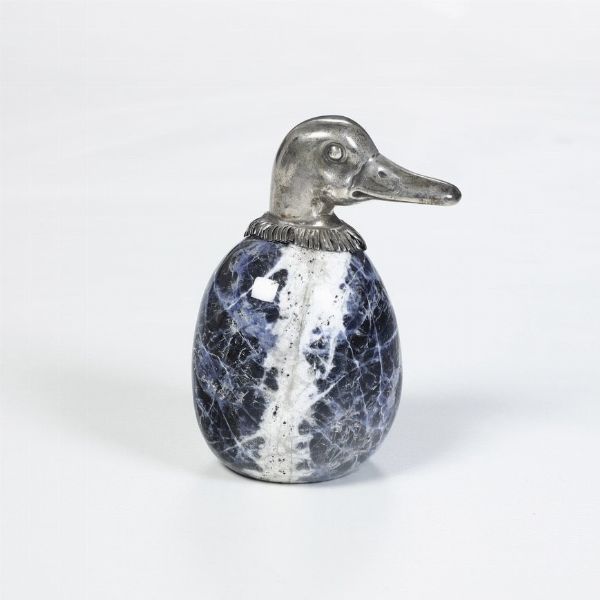 Papera argento e soldalite. Italia XX-XXI secolo. (Apparentemente priva di punzonatura)  - Asta Argenti e Icone - Associazione Nazionale - Case d'Asta italiane