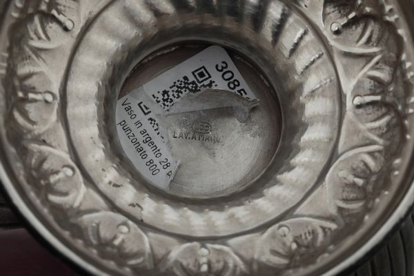 Vaso con coperchio. Argenteria italiana del XX secolo  - Asta Argenti e Icone - Associazione Nazionale - Case d'Asta italiane