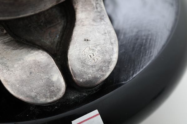 Lotto di 4 sculture ricoperte in argento. Differenti argenterie italiane del XX secolo  - Asta Argenti e Icone - Associazione Nazionale - Case d'Asta italiane