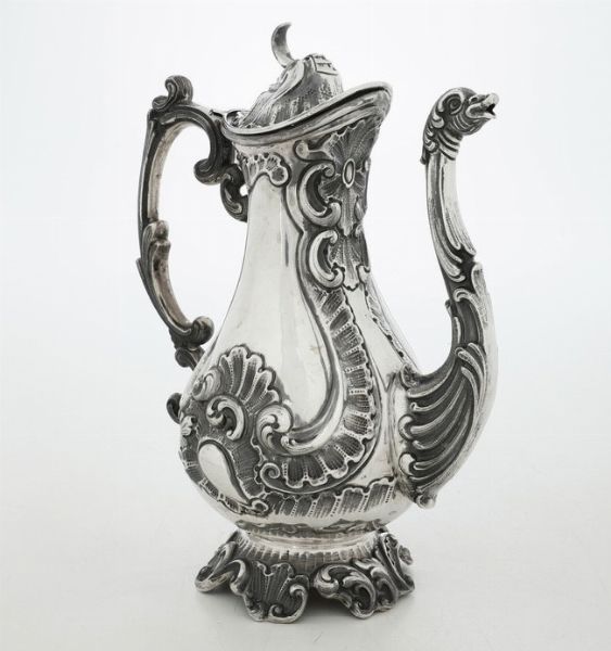 Caffettiera. Argenteria italiana della prima met XX secolo  - Asta Argenti e Icone - Associazione Nazionale - Case d'Asta italiane
