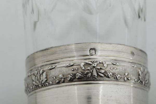 Undici bicchieri in cristallo e argento. Francia XX secolo  - Asta Argenti e Icone - Associazione Nazionale - Case d'Asta italiane