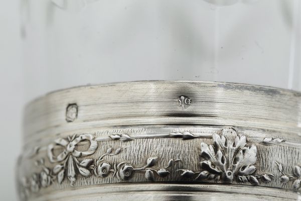 Undici bicchieri in cristallo e argento. Francia XX secolo  - Asta Argenti e Icone - Associazione Nazionale - Case d'Asta italiane