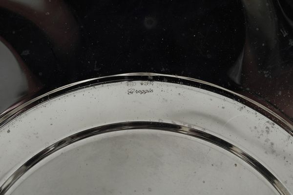Piatto, piattino e centrotavola. Argenteria italiana del XX secolo  - Asta Argenti e Icone - Associazione Nazionale - Case d'Asta italiane