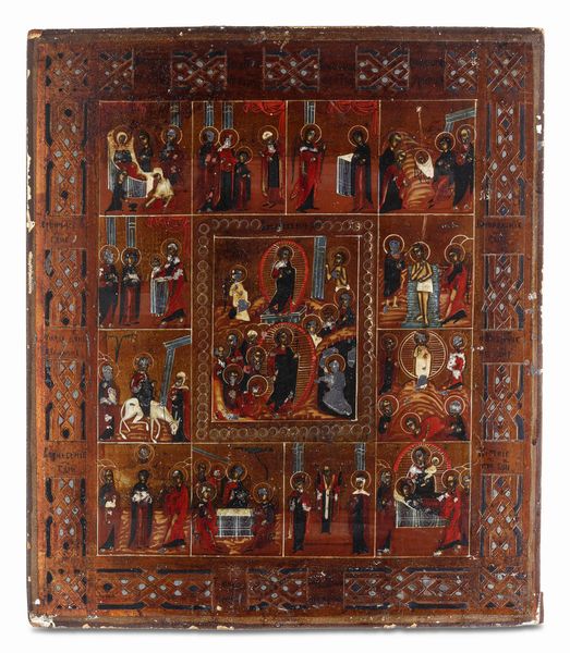 Icona. Russia XIX secolo  - Asta Argenti e Icone - Associazione Nazionale - Case d'Asta italiane