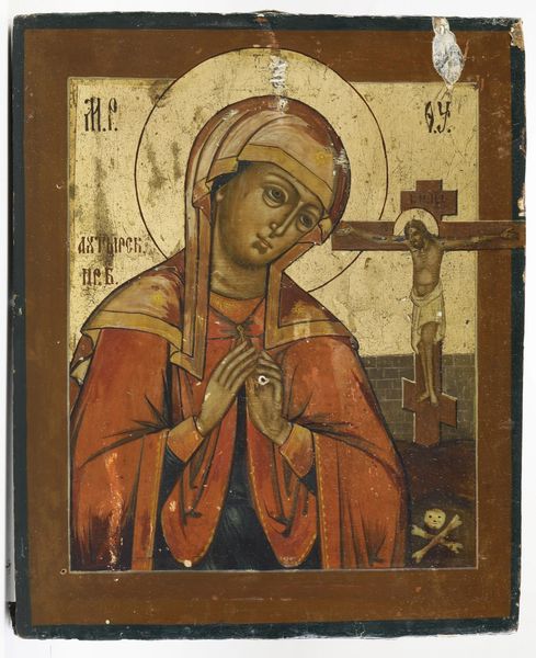Madonna con Crocifisso. Russia XIX-XX secolo  - Asta Argenti e Icone - Associazione Nazionale - Case d'Asta italiane