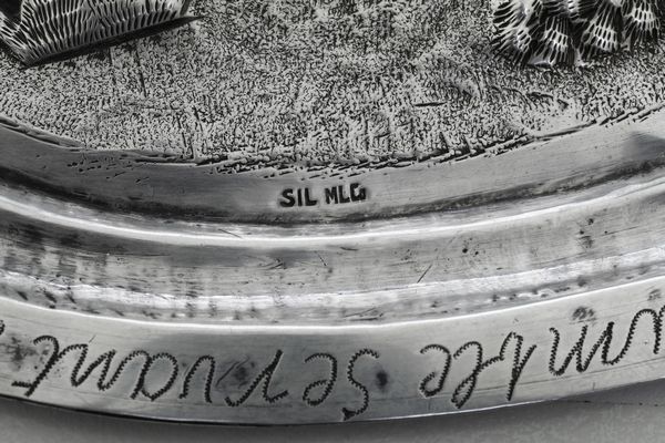 Vassoio in metallo argentato. Germania XX secolo  - Asta Argenti e Icone - Associazione Nazionale - Case d'Asta italiane