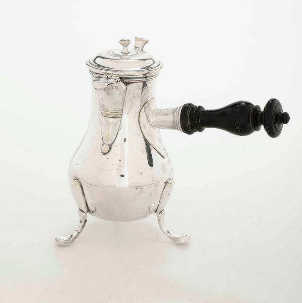 Caffettiera. Manifattura italiana del XVIII-XIX secolo  - Asta Argenti e Icone - Associazione Nazionale - Case d'Asta italiane