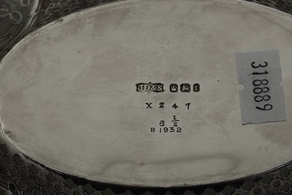 Coppia di piccoli cestini. Citt di Sheffileld 1895, argentiere James Dixon & Sons  - Asta Argenti e Icone - Associazione Nazionale - Case d'Asta italiane