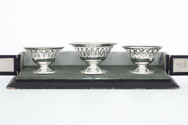 Tre cestini, Birmingham, 1910  - Asta Argenti e Icone - Associazione Nazionale - Case d'Asta italiane