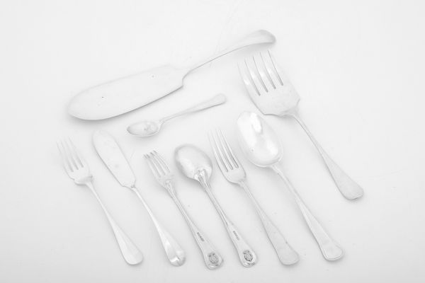 Servizio incompleto di posate. Citt di Sheffiled 1910, argentiere Mapping & Webb  - Asta Argenti e Icone - Associazione Nazionale - Case d'Asta italiane