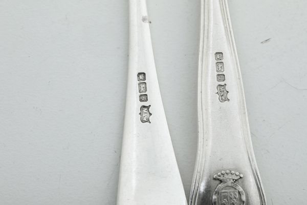 Servizio incompleto di posate. Citt di Sheffiled 1910, argentiere Mapping & Webb  - Asta Argenti e Icone - Associazione Nazionale - Case d'Asta italiane