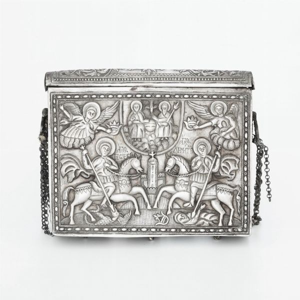 Custodia. Grecia XVIII-XIX secolo  - Asta Argenti e Icone - Associazione Nazionale - Case d'Asta italiane