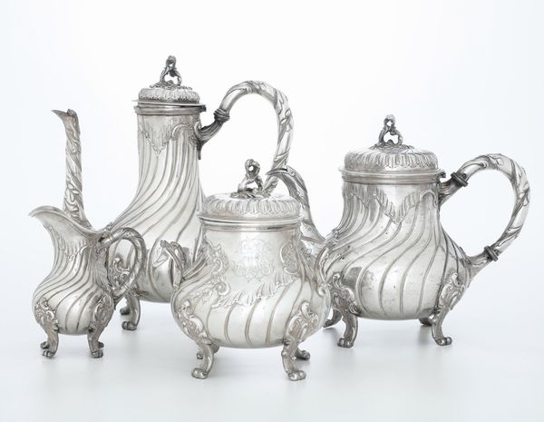 Servizio da t� e caff�. Francia XIX-XX secolo  - Asta Argenti e Icone - Associazione Nazionale - Case d'Asta italiane