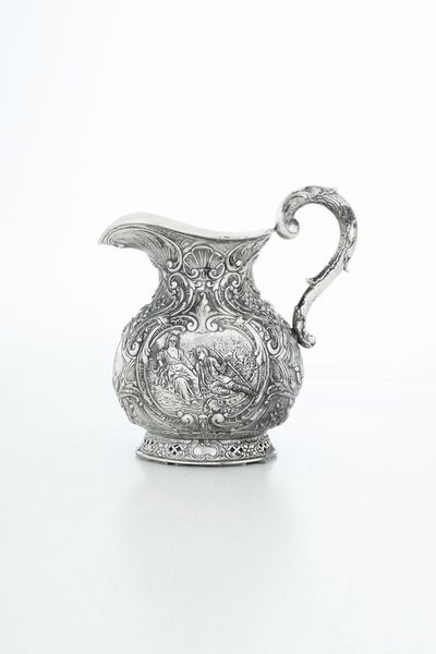 Brocca. Manifattura europea (Paesi Bassi ?) XIX-XX secolo  - Asta Argenti e Icone - Associazione Nazionale - Case d'Asta italiane