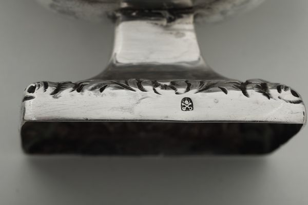 Quattro saliere. Punzoni Stato Pontificio non pertinenti. Italia XIX-XX secolo  - Asta Argenti e Icone - Associazione Nazionale - Case d'Asta italiane