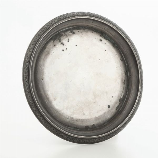 Piatto. Genova XIX secolo  - Asta Argenti e Icone - Associazione Nazionale - Case d'Asta italiane