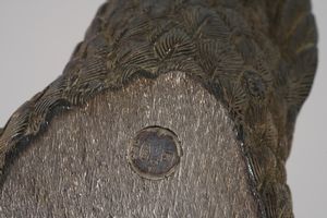 Anatra con tre anatroccoli in metallo e argento. Argenteria italiana del XX secolo  - Asta Argenti e Icone - Associazione Nazionale - Case d'Asta italiane