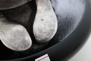 Lotto di 4 sculture ricoperte in argento. Differenti argenterie italiane del XX secolo  - Asta Argenti e Icone - Associazione Nazionale - Case d'Asta italiane