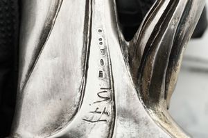 Lotto di 4 sculture ricoperte in argento. Differenti argenterie italiane del XX secolo  - Asta Argenti e Icone - Associazione Nazionale - Case d'Asta italiane