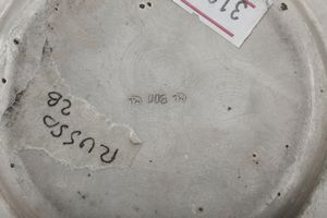 Lotto composto da sei sottobicchieri e piatto. Argenteria milanese del XX secolo, argentiere Umberto Malinverni  - Asta Argenti e Icone - Associazione Nazionale - Case d'Asta italiane