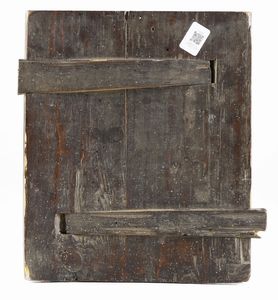 Madonna con Bambino. Icona tempera su tavola. Russia (?) XIX-XX secolo  - Asta Argenti e Icone - Associazione Nazionale - Case d'Asta italiane