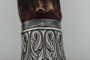 Gruppo di tre coppie di posate da portata diverse. Inghilterra XX secool  - Asta Argenti e Icone - Associazione Nazionale - Case d'Asta italiane