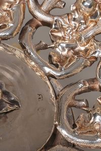 Centrotavola traforato. Vienna XIX secolo  - Asta Argenti e Icone - Associazione Nazionale - Case d'Asta italiane