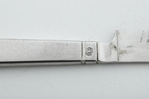 Servizio di posate. Milano XIX secolo, argentiere Tommaso Panizza (1849-1868)  - Asta Argenti e Icone - Associazione Nazionale - Case d'Asta italiane