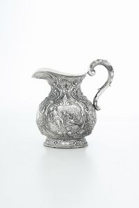 Brocca. Manifattura europea (Paesi Bassi ?) XIX-XX secolo  - Asta Argenti e Icone - Associazione Nazionale - Case d'Asta italiane