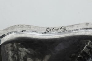 Vassoio quadrato. Venezia XIX secolo, argentiere non identificato  - Asta Argenti e Icone - Associazione Nazionale - Case d'Asta italiane