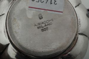 Caffettiera, teiera e lattiera. Argenteria milanese del XX secolo. Argentiere Giacch  - Asta Argenti e Icone - Associazione Nazionale - Case d'Asta italiane