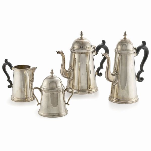 SERVITO DA TÈ, SECOLO XX  - Asta Argenti italiani ed europei - Associazione Nazionale - Case d'Asta italiane