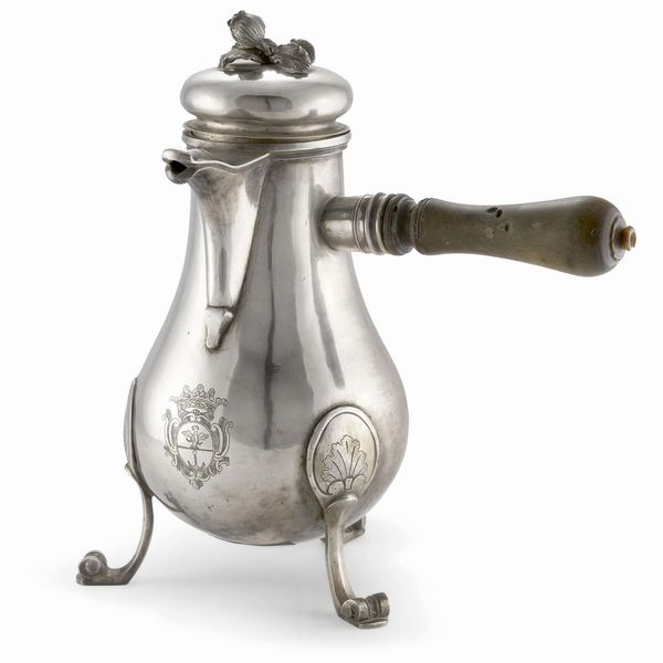 CIOCCOLATIERA, NAPOLI, 1776  - Asta Argenti italiani ed europei - Associazione Nazionale - Case d'Asta italiane