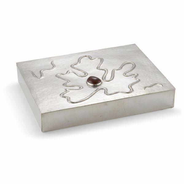 SCATOLA DA TAVOLO, MILANO, SECOLO XX, ARGENTIERE FINZI  - Asta Argenti italiani ed europei - Associazione Nazionale - Case d'Asta italiane