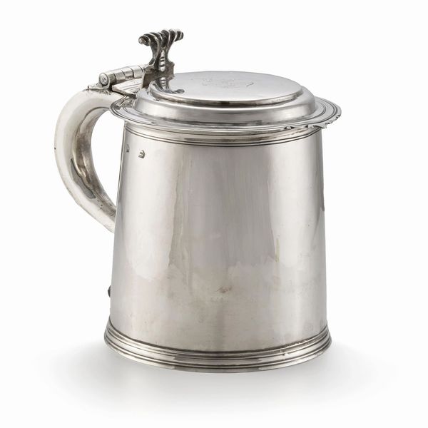 TANKARD, LONDRA, 1685, ARGENTIERE EDWARD GLADWIN  - Asta Argenti italiani ed europei - Associazione Nazionale - Case d'Asta italiane